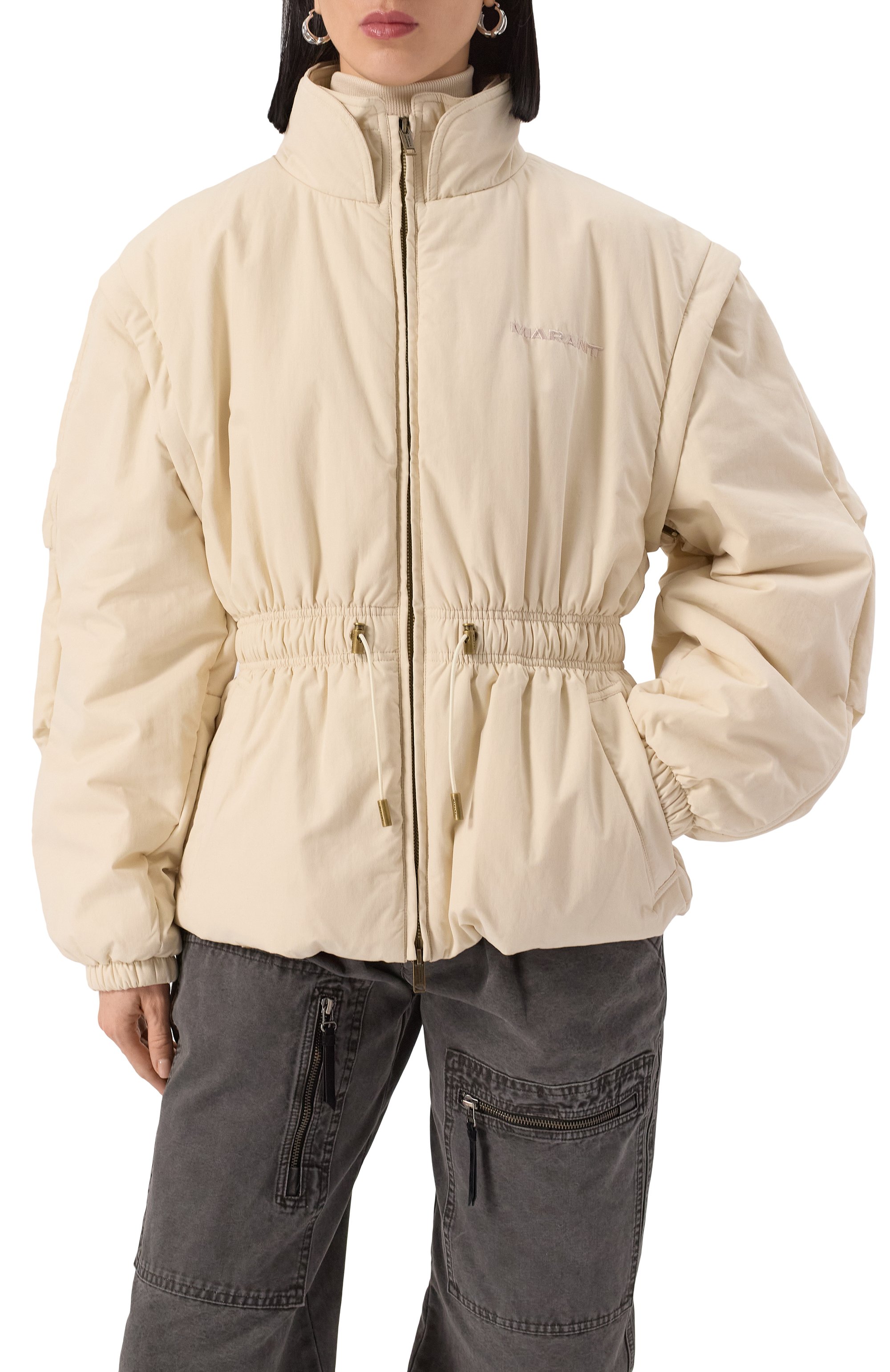 Хлопковая куртка ISABEL MARANT ETOILE, арт. 25PMA0007FB/C1C01E, фото 3