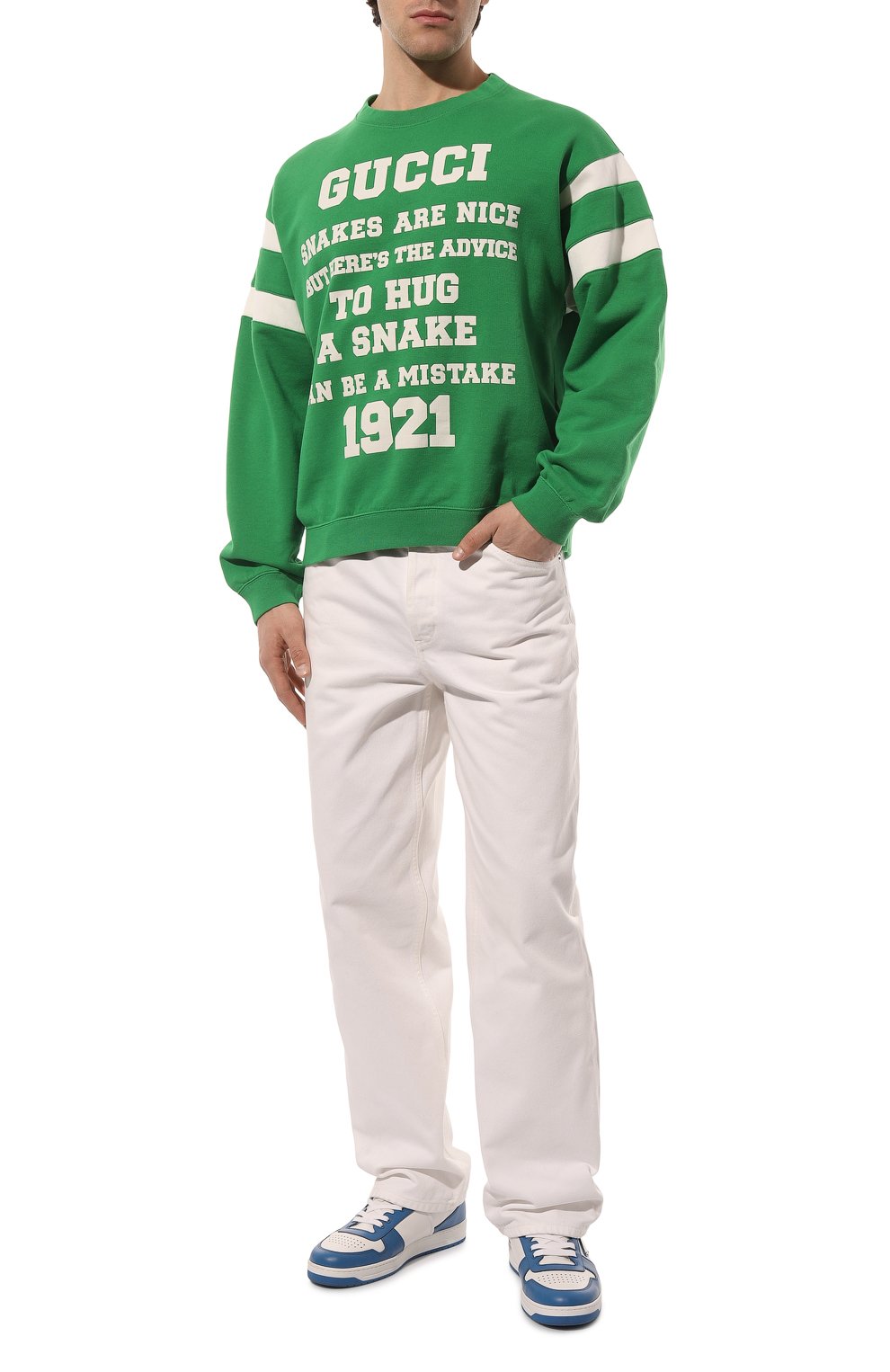 Хлопковый свитшот GUCCI, арт. 655471 XJDHO, фото 2