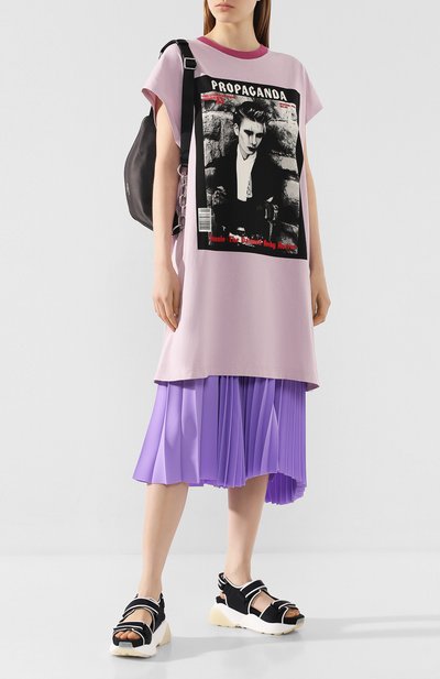 Хлопковая футболка ACNE STUDIOS, арт. AL0132/W, фото 2