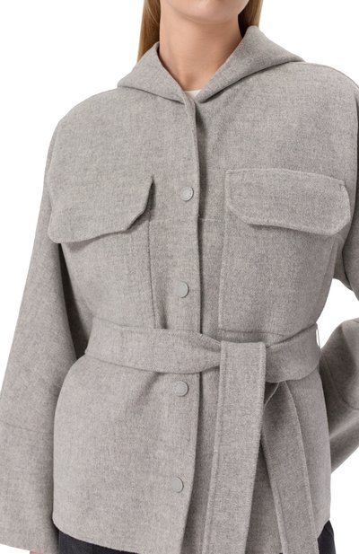 Шерстяное полупальто WEEKEND MAX MARA, арт. BUSS0LA, фото 5