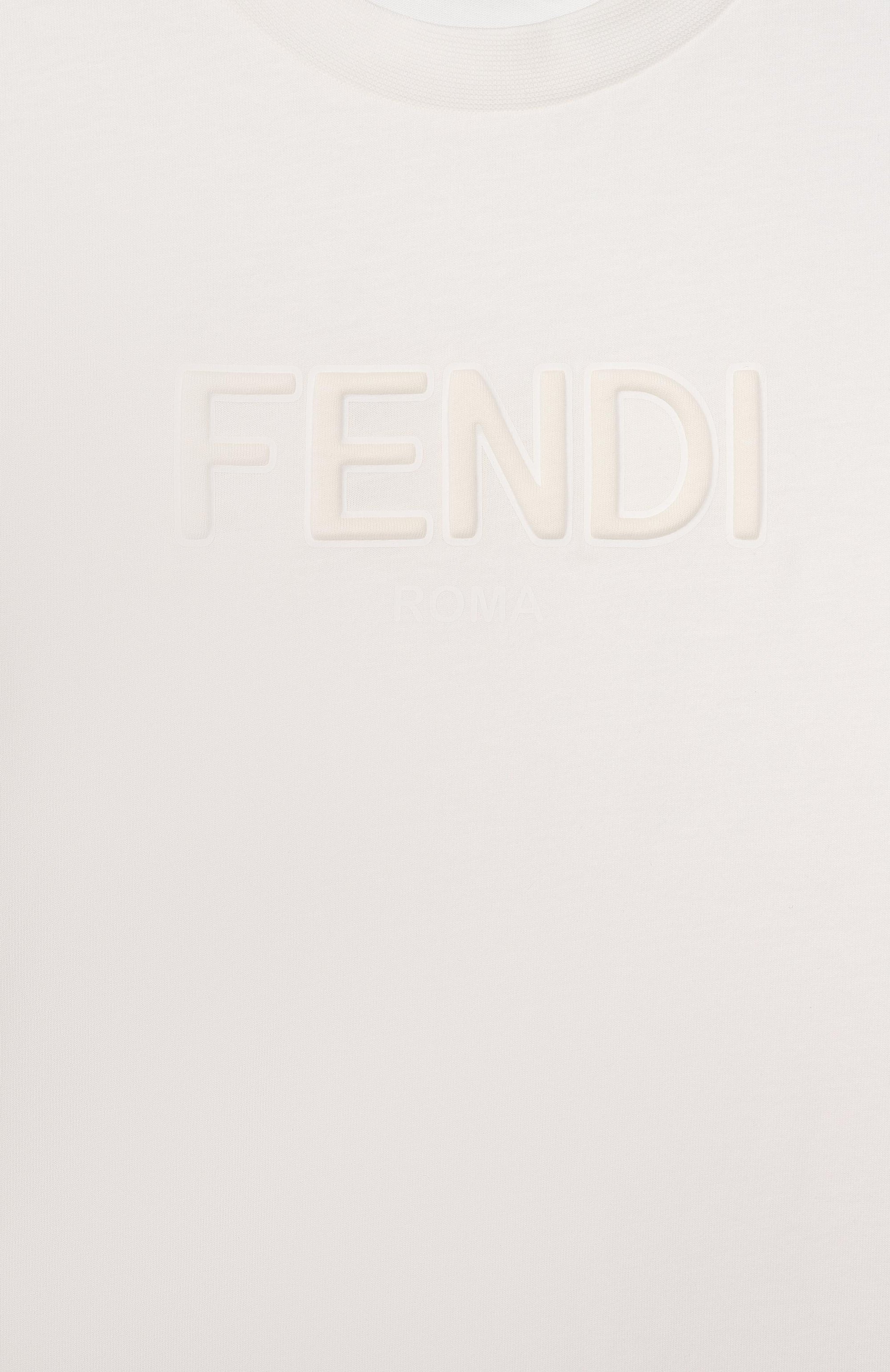 Хлопковая футболка FENDI, арт. JUI202/7AJ/3A-6A, фото 3