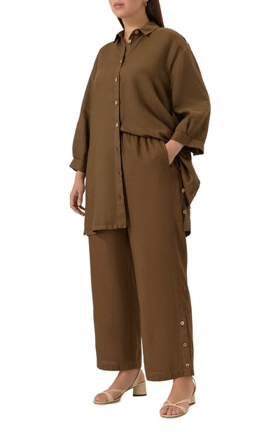 Льняные брюки MARINA RINALDI VOYAGE, арт. PA0L0, фото 2