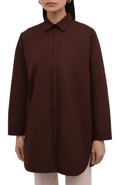 Хлопковая рубашка JIL SANDER, арт. JSCT603105-WT244200, фото 3