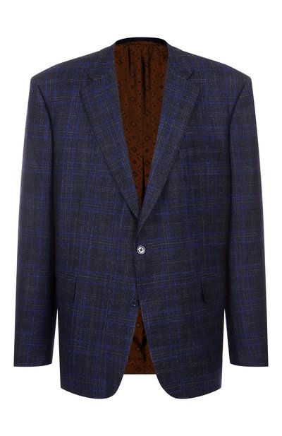 Мужской пиджак из шерсти и шелка STEFANO RICCI, арт. S1RF432000/LP72HA/60-62