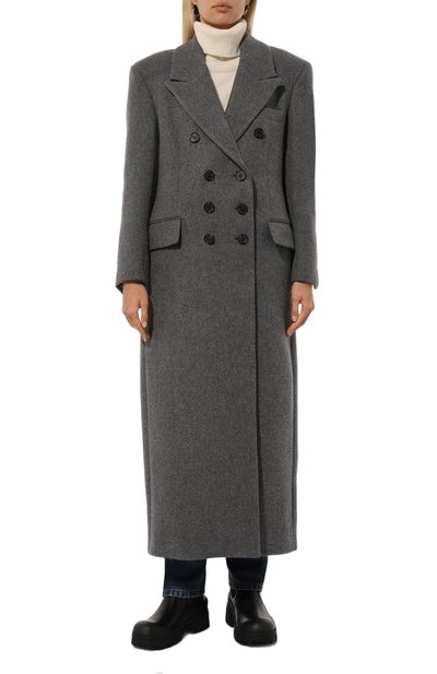 Пальто из шерсти и кашемира JACOB LEE темно-серого цвета по цене 261000 руб., арт. W WC040AW24DGY, фото 3 Пальто из шерсти и кашемира JACOB LEE, арт. W WC040AW24DGY, фото 3