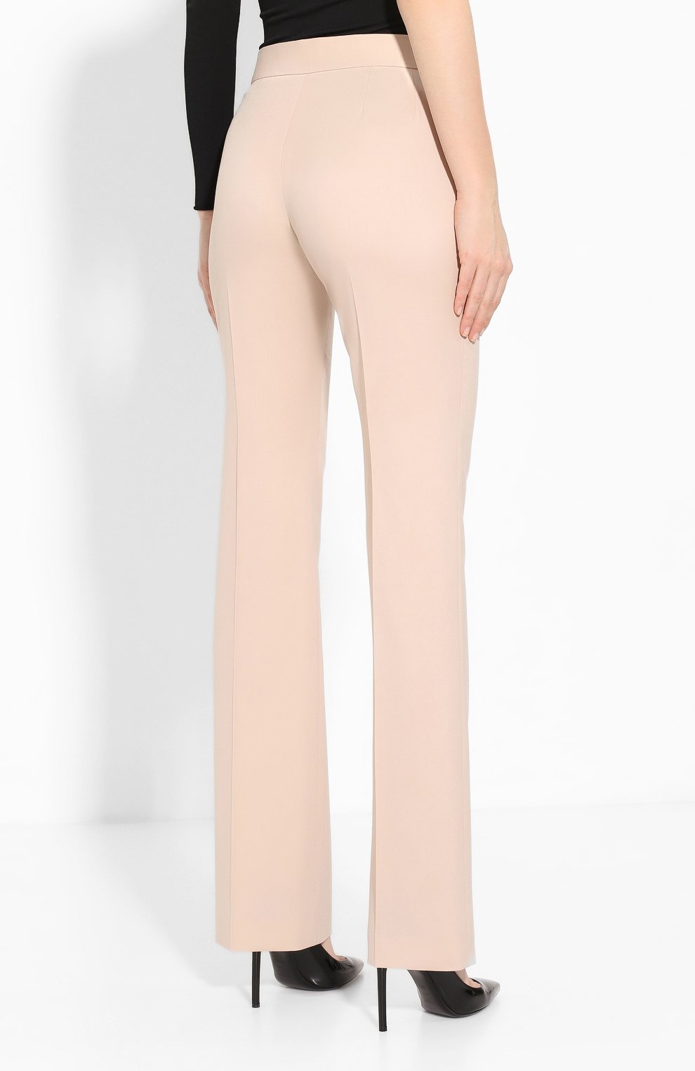 Шерстяные брюки STELLA MCCARTNEY бежевого цвета по цене 39400 руб., арт. 571968/SY704, фото 4 Шерстяные брюки STELLA MCCARTNEY, арт. 571968/SY704, фото 4