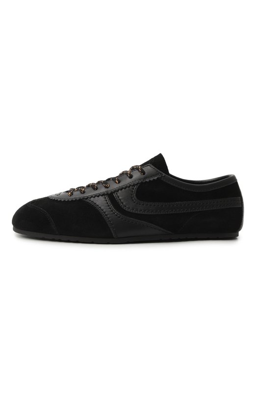 Кожаные кеды Dries Van Noten 021726-126-900 Чёрный  021726-126-900 Фото 4