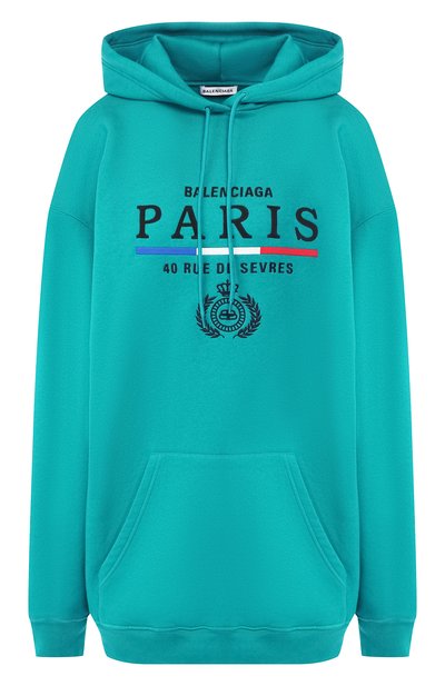Женский хлопковое худи BALENCIAGA, арт. 578135/TGV68