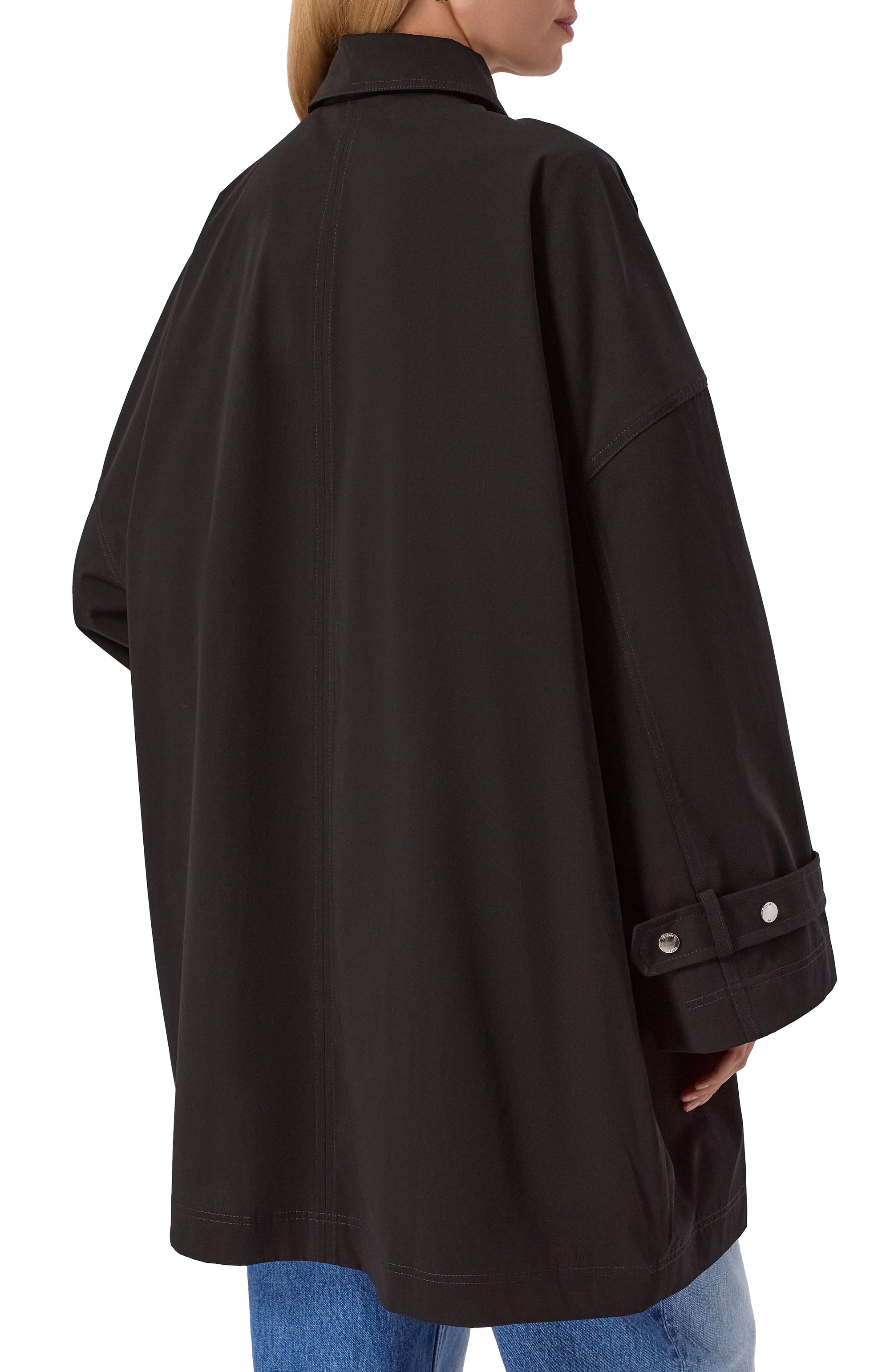 Хлопковый плащ TOTEME, арт. 253-WR00220-FB0490, фото 4