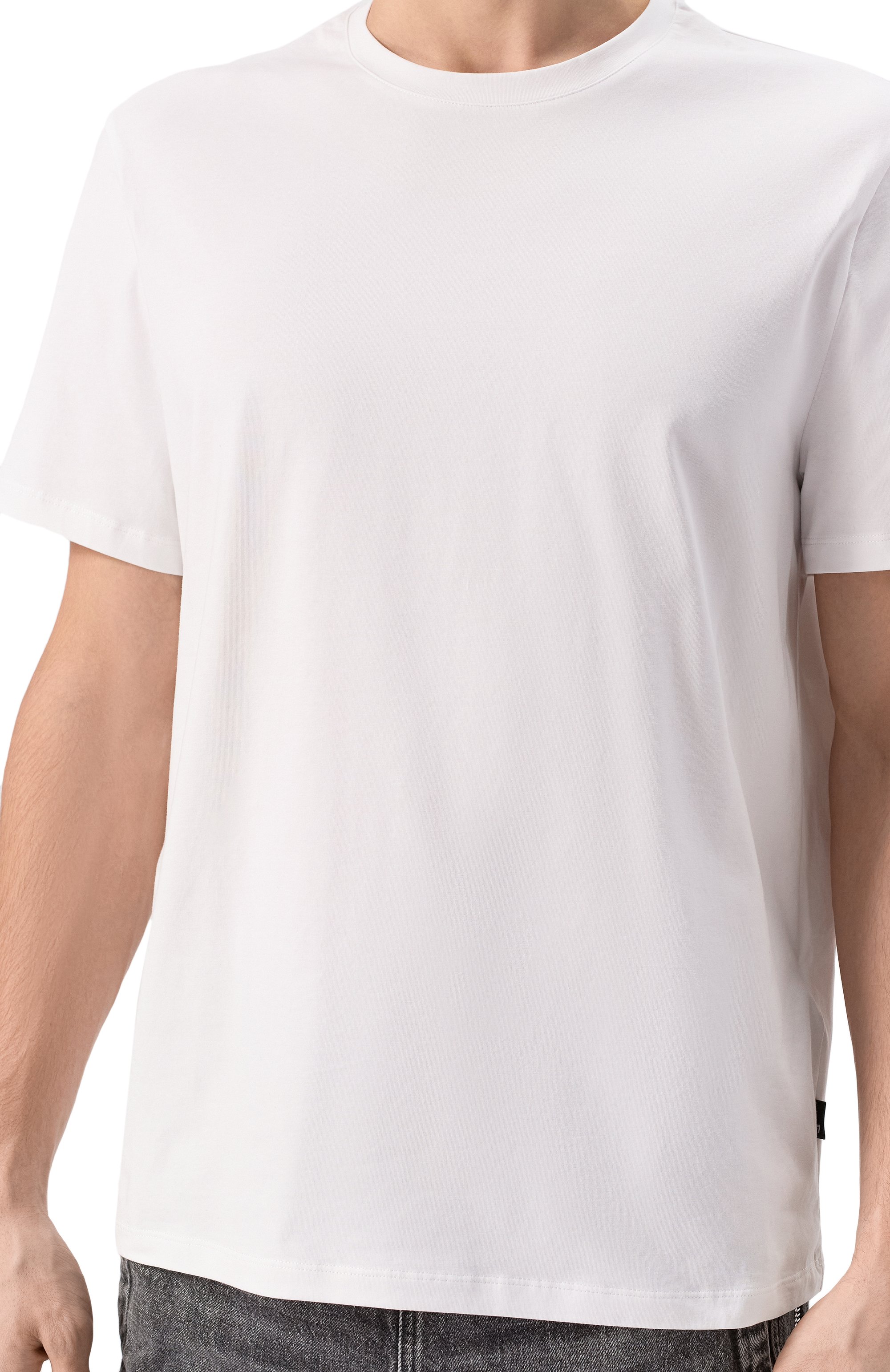 Хлопковая футболка 7 FOR ALL MANKIND, арт. JSIM237LWT, фото 5