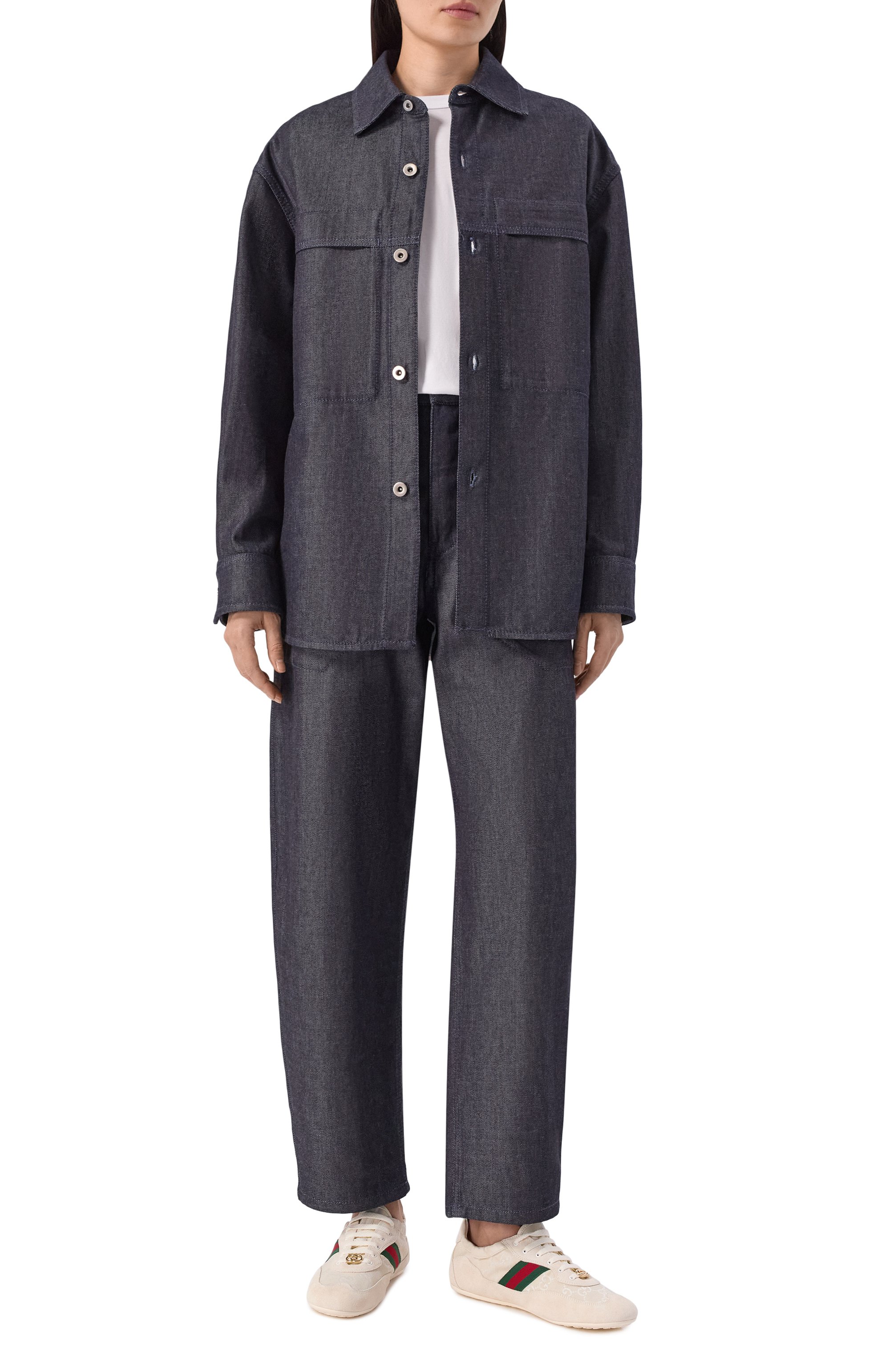 Комбинированные кеды shift GUCCI, арт. 857963/AAF2F, фото 3