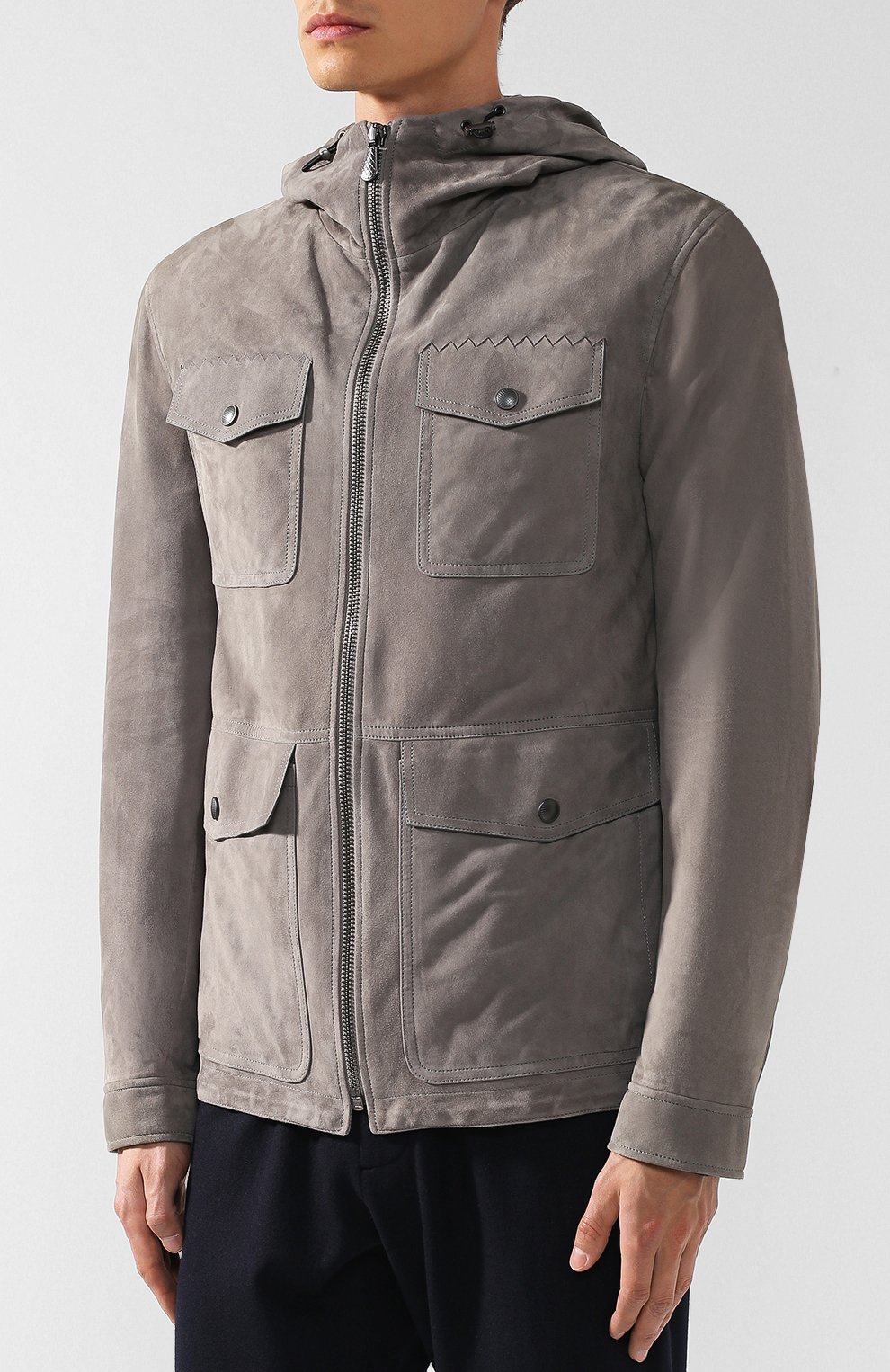 Кожаная куртка на молнии с капюшоном BOTTEGA VENETA, арт. 513685/VEPN0, фото 3