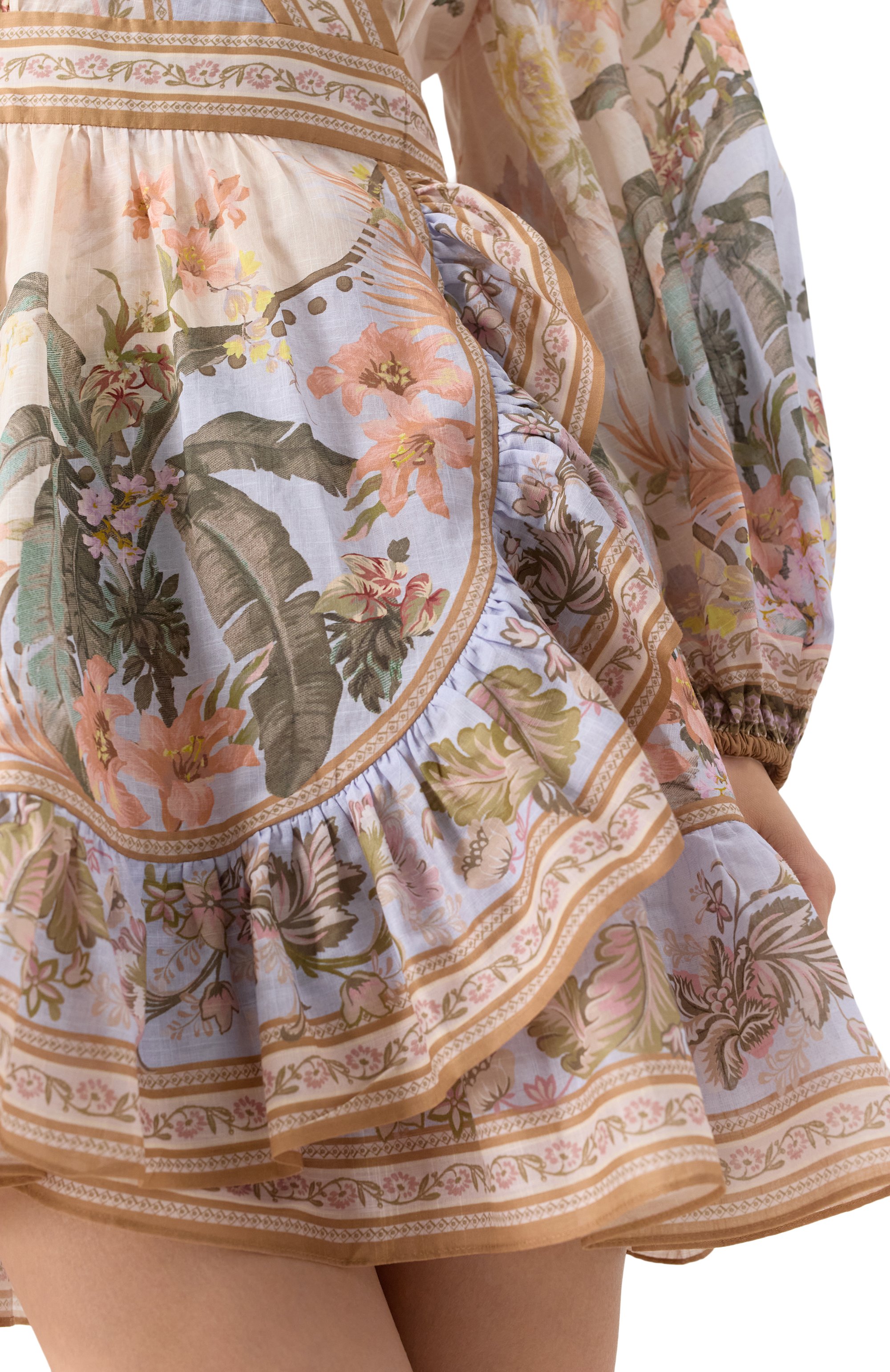 Хлопковое платье ZIMMERMANN, арт. 2449DRS251, фото 5