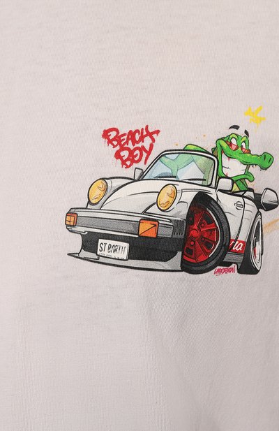 Хлопковая футболка MC2 SAINT BARTH, арт. STBM TSHIRT MAN/TSHM001/02203B, фото 5