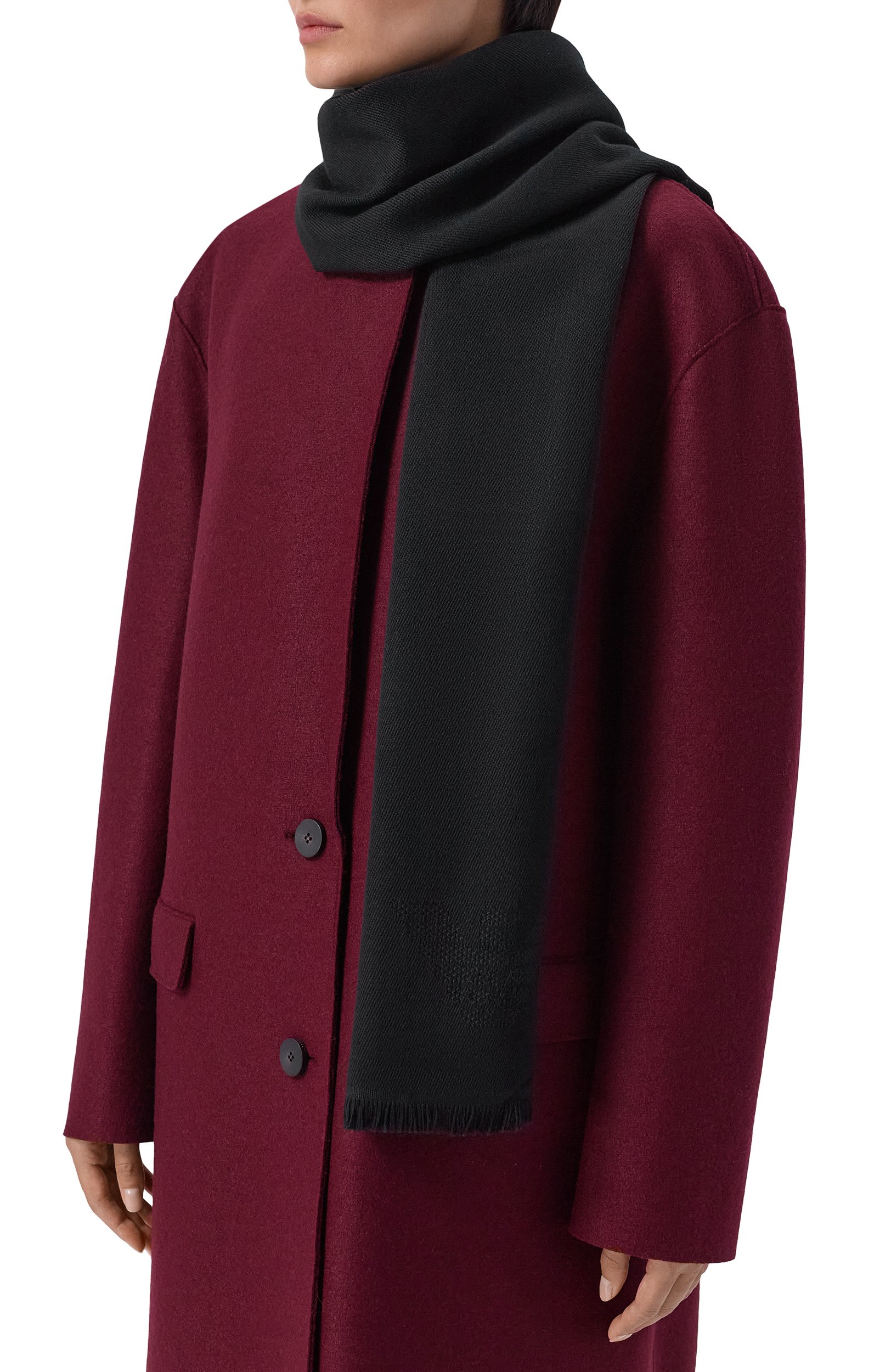 Шерстяной шарф EMPORIO ARMANI, арт. EM007068/AF28986, фото 2