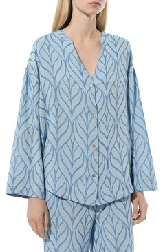 Блузка из вискозы и хлопка PEARL&CAVIAR, арт. S24P5073, фото 3