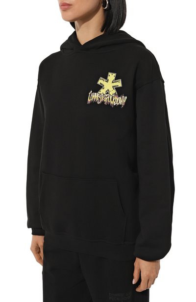 Хлопковое худи COMME DES FUCKDOWN, арт. CFABW01071, фото 3