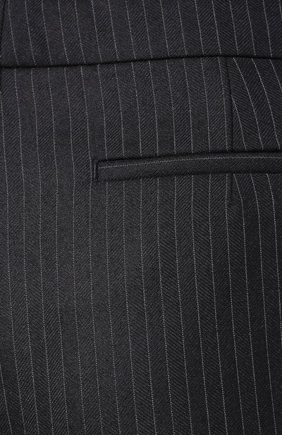 Шерстяные брюки DRIES VAN NOTEN темно-синего цвета по цене 58250 руб., арт. 192-10952-8182, фото 5 Шерстяные брюки DRIES VAN NOTEN, арт. 192-10952-8182, фото 5