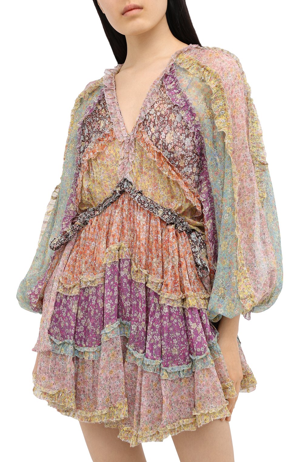 Шелковое платье ZIMMERMANN, арт. 8033DCAR, фото 3