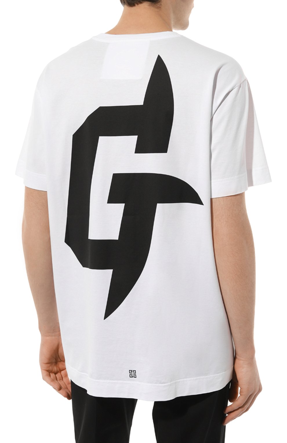 Хлопковая футболка GIVENCHY, арт. BM716N/3YBK, фото 4