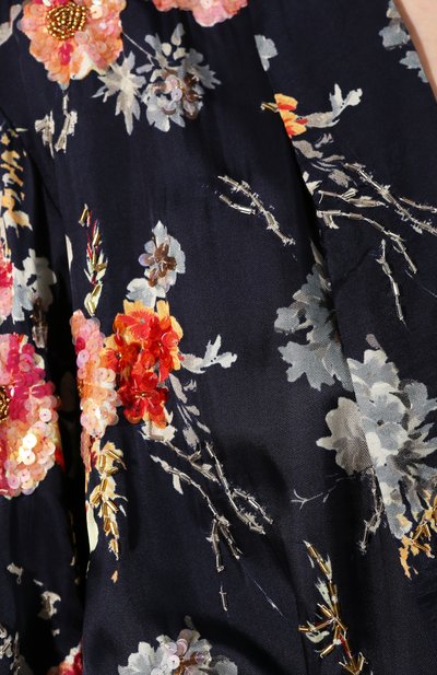 Пальто из вискозы DRIES VAN NOTEN темно-синего цвета по цене 195000 руб., арт. 201-18626-9435, фото 5 Пальто из вискозы DRIES VAN NOTEN, арт. 201-18626-9435, фото 5