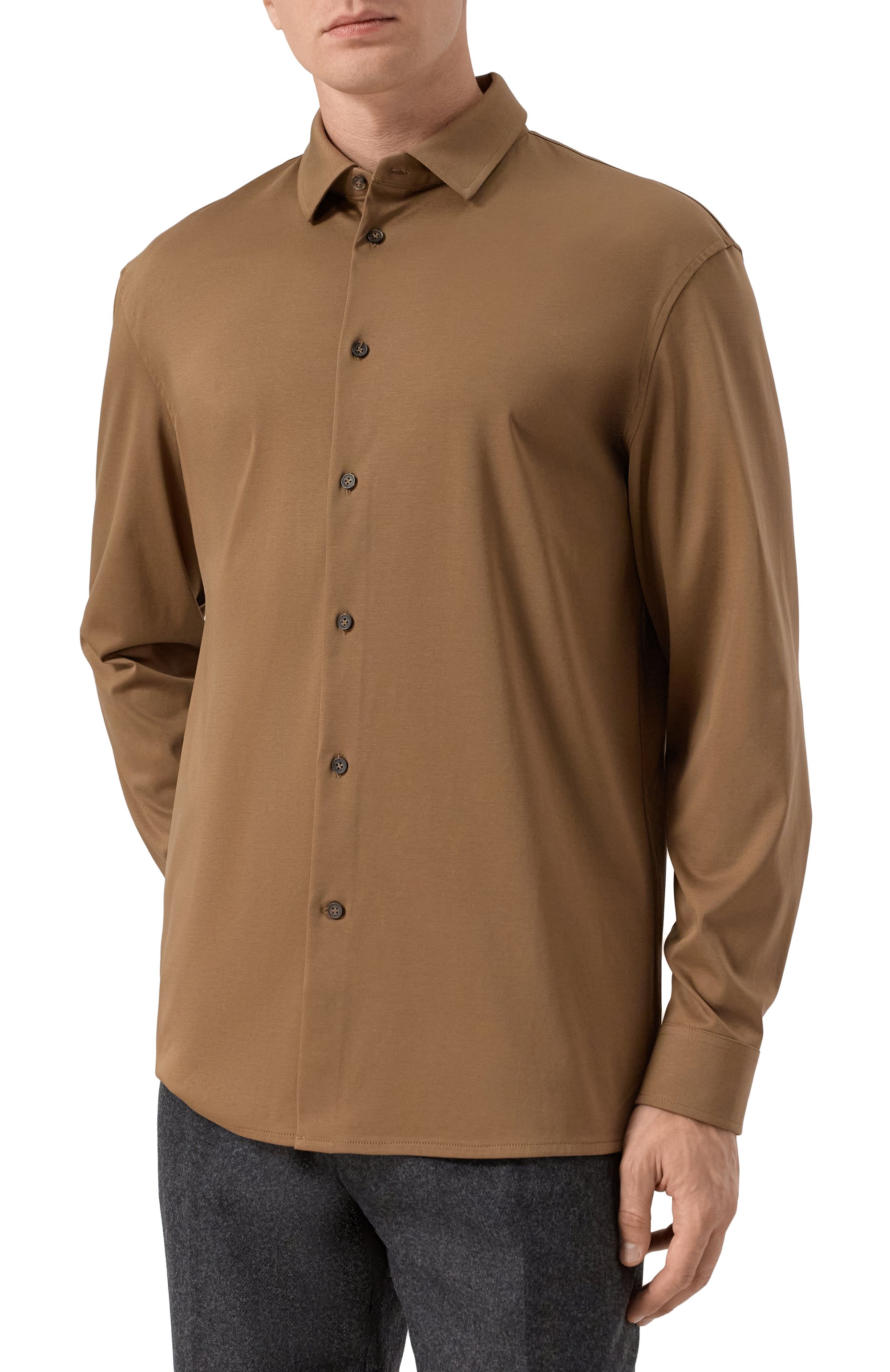 Хлопковая рубашка 12 STOREEZ, арт. 131283, фото 3