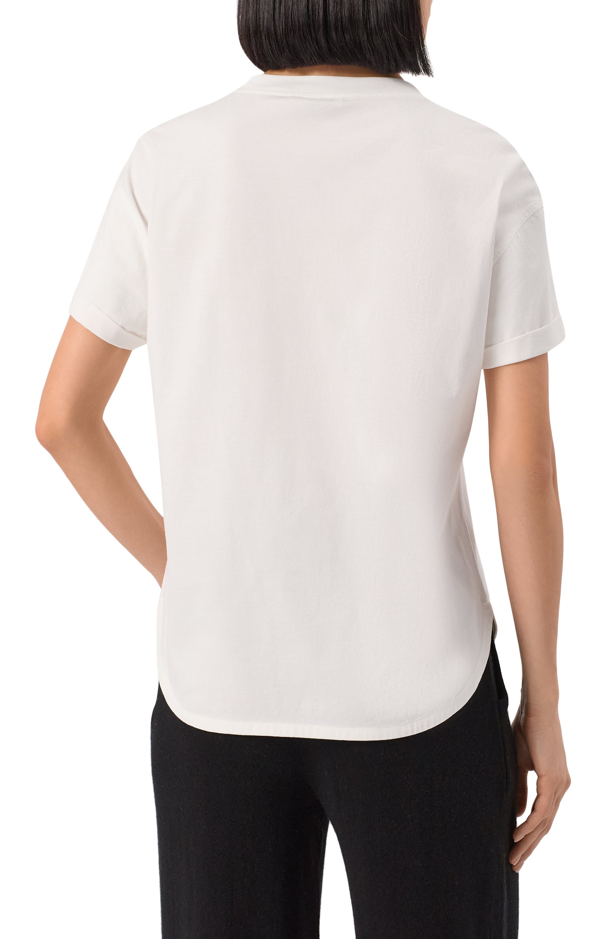 Хлопковая футболка BRUNELLO CUCINELLI, арт. M0T81HA850, фото 4