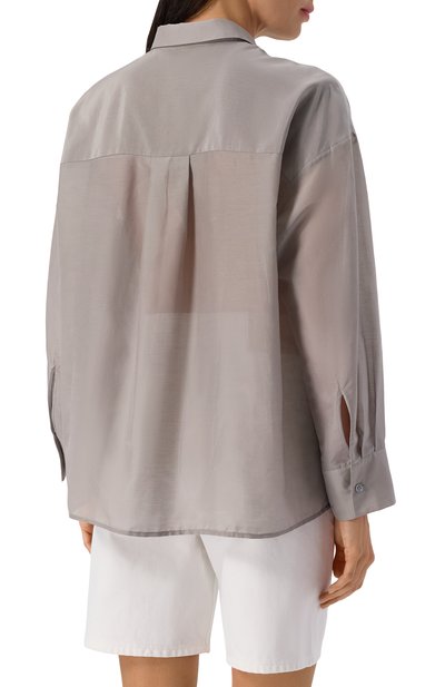 Рубашка из хлопка и шелка 12 STOREEZ, арт. 130612, фото 4