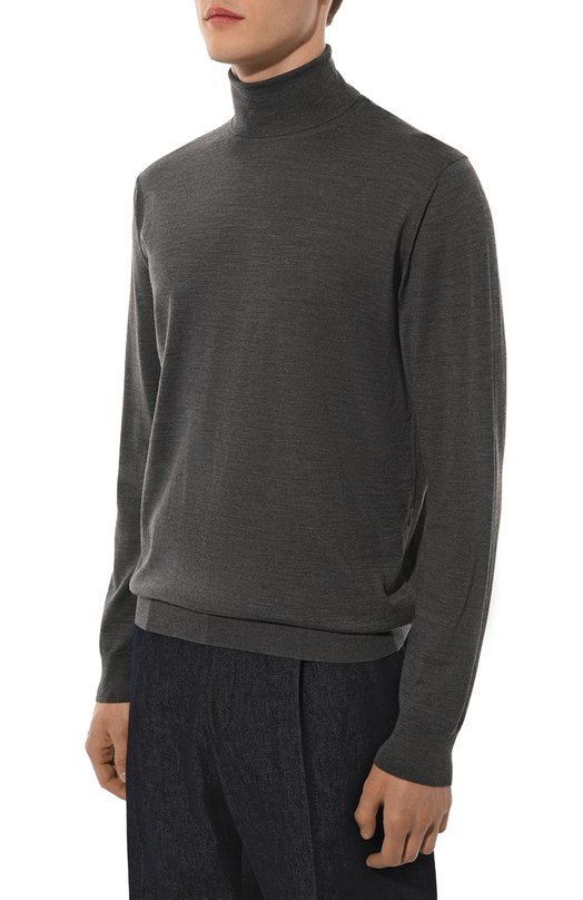 Шерстяная водолазка Corneliani 94M523-9425126 Серый  94M523-9425126 Фото 3