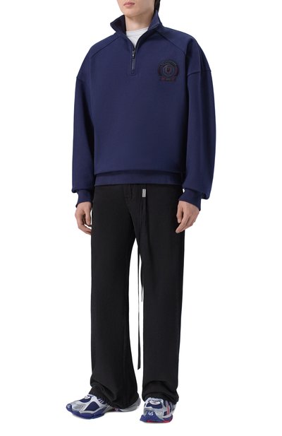 Хлопковый анорак JUUN.J темно-синего цвета по цене 55450 руб., арт. JC6141P22, фото 2 Хлопковый анорак JUUN.J, арт. JC6141P22, фото 2