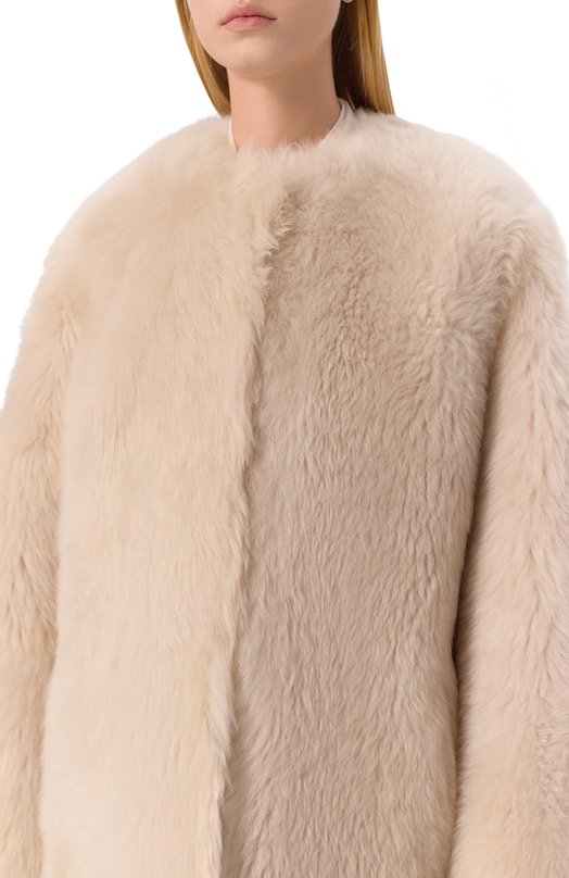 Шуба из овчины Zeynep Arcay FW25JK02 Бежевый  FW25JK02 Фото 5