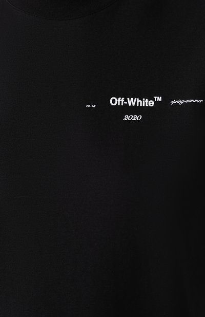 Хлопковая футболка OFF-WHITE, арт. 0WAA049S20JER0031001, фото 5
