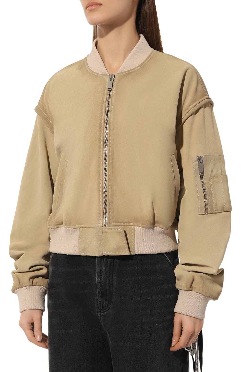 Кожаный бомбер HALFBOY, арт. HSS241WLBB084, фото 3