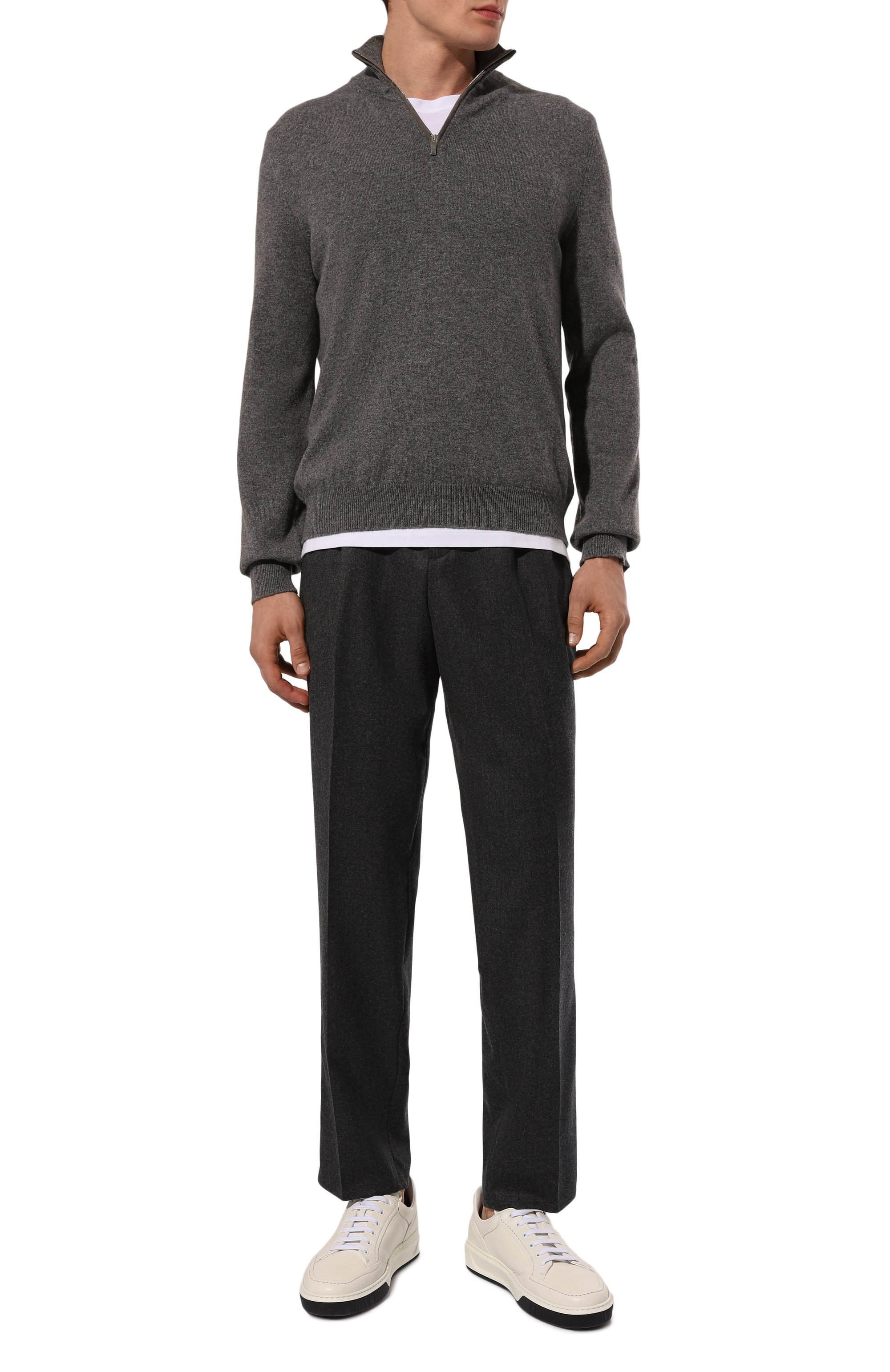 Шерстяные брюки BRUNELLO CUCINELLI, арт. ME226E1710, фото 2