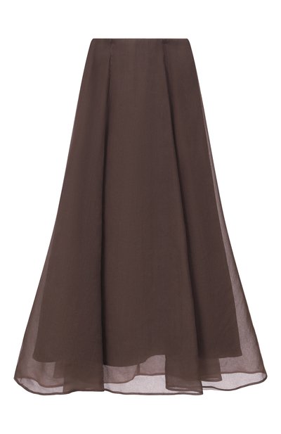 Женская шелковая юбка BRUNELLO CUCINELLI, арт. MF940G3877