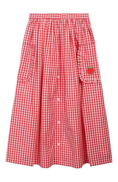 Хлопковая юбка SONIA RYKIEL ENFANT, арт. 20S1SK07, фото 1