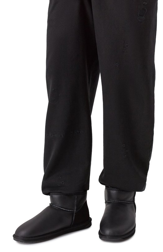 Кожаные угги Townsend micro EMU Australia M12282 Чёрный  M12282 Фото 3