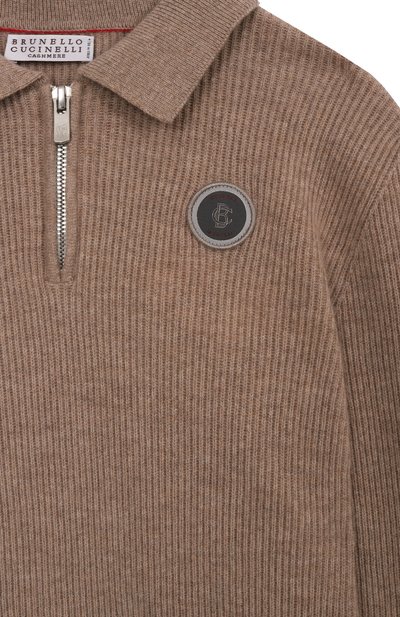 Кашемировое поло BRUNELLO CUCINELLI, арт. B22M11105C, фото 3