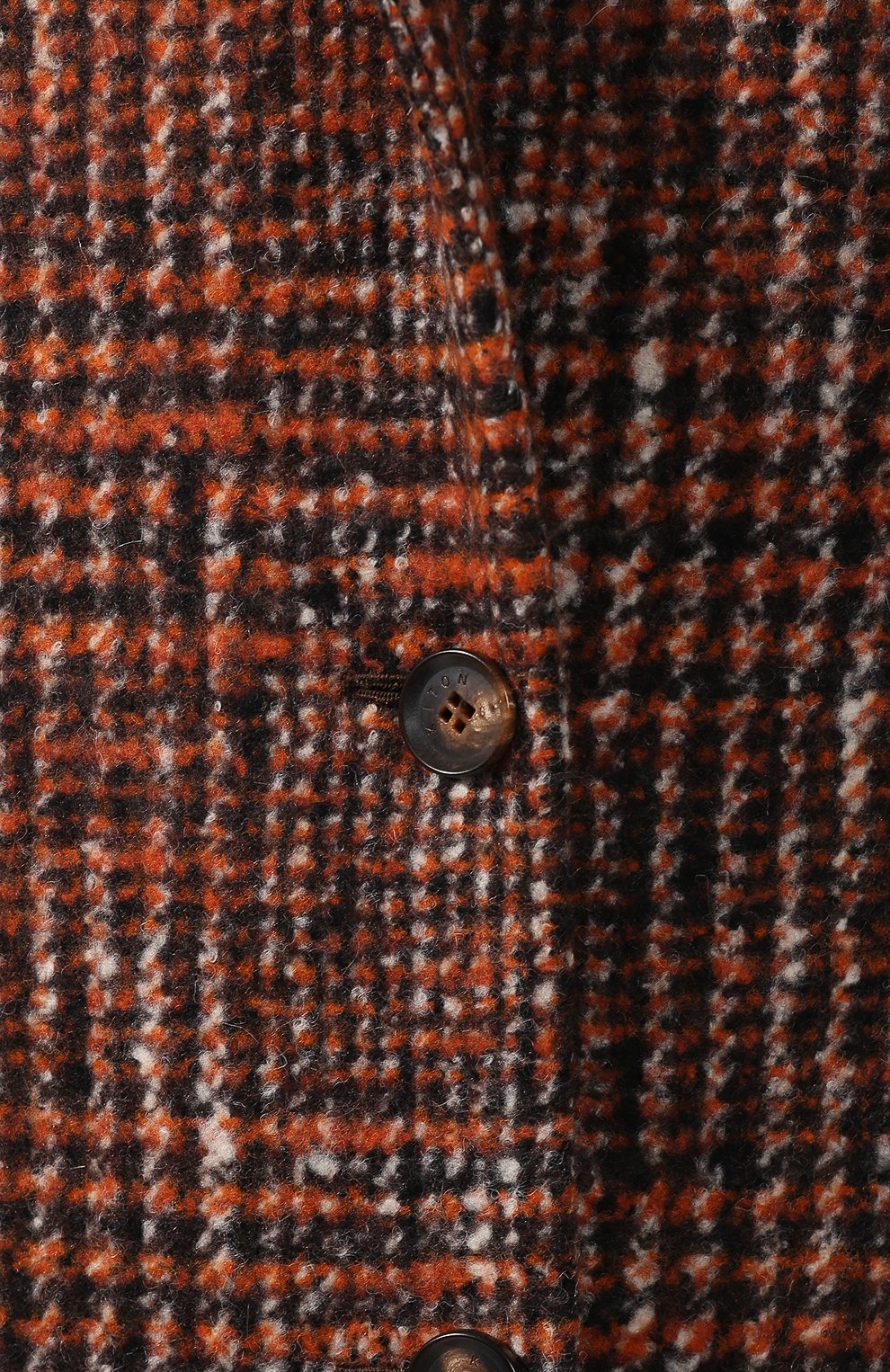 Шерстяное пальто KITON оранжевого цвета по цене 399500 руб., арт. D48608K04S24, фото 5 Шерстяное пальто KITON, арт. D48608K04S24, фото 5