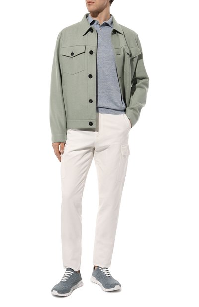 Текстильные кроссовки KITON, арт. USSFITSN00809, фото 2