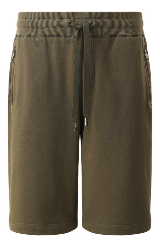 Хлопковые шорты Dolce & Gabbana GVB7HT/G7F2G Хаки GVB7HT/G7F2G