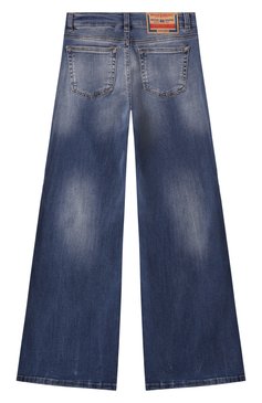 Детские джинсы DIESEL синего цвета, арт. J00816/KXBNR | Фото 2 (Нос: Не проставлено; Материал сплава: Проставлено; Детали: Потертости; Материал внешний: Хлопок; Ростовка одежда: 4 года | 104 см, 6 лет | 116 см, 8 лет | 128 см, 10 - 11 лет | 140 - 146см, 13 - 15 лет | 158 см, 16 лет | 164 см)