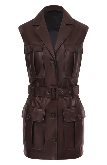 Женский кожаный жилет MVST, арт. 34307/36-44