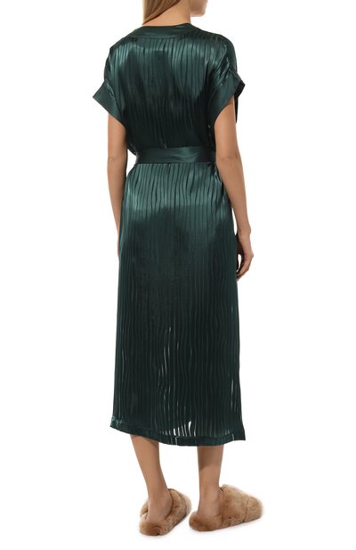 Халат из вискозы и шелка LUNA DI SETA, арт. VLST61098, фото 4