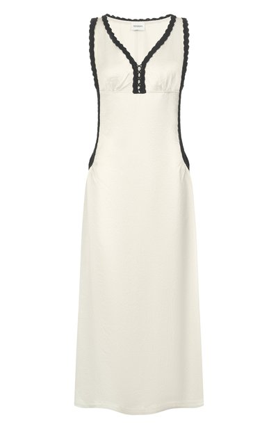 Женское платье YUZEFI, арт. KRYSTYNA-ACETATE VINTAGE MAXI DRESS/SATEEN