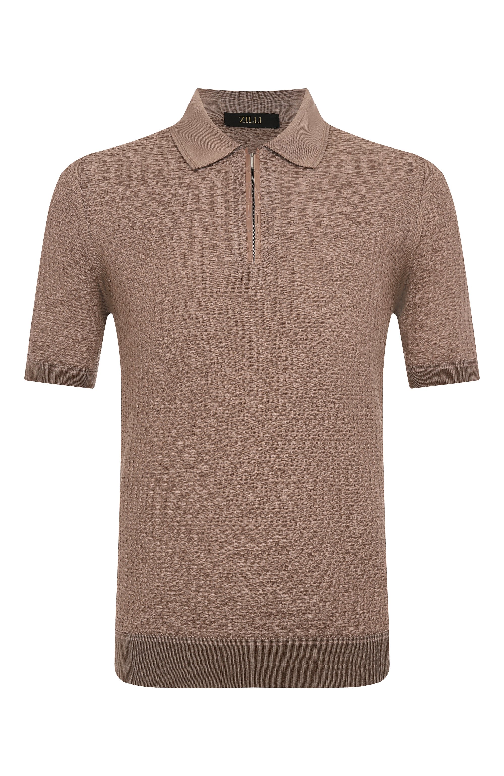 Шелковое поло ZILLI, арт. KZP002M0641VBSH00, фото 1