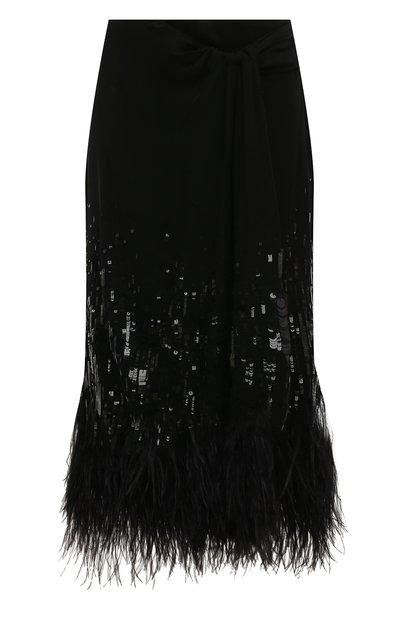  Женская шелковая юбка OSCAR DE LA RENTA, арт. 19SE4132DBG