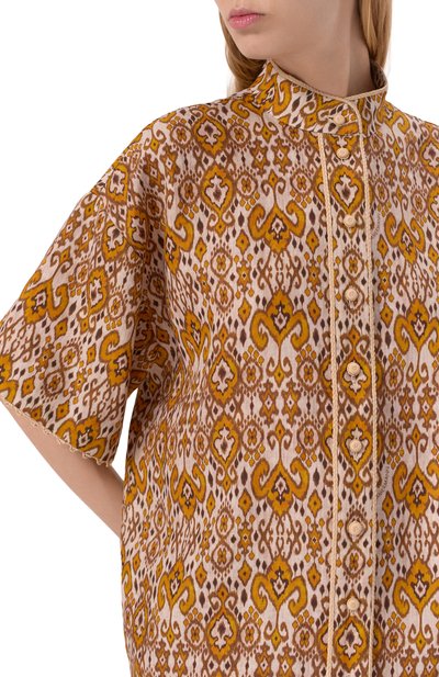 Льняная рубашка ZIMMERMANN, арт. 1316TRS251, фото 5