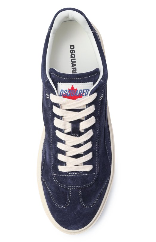 Замшевые кеды Rider Dsquared2 SNM0470/01503520 Синий  SNM0470/01503520 Фото 6