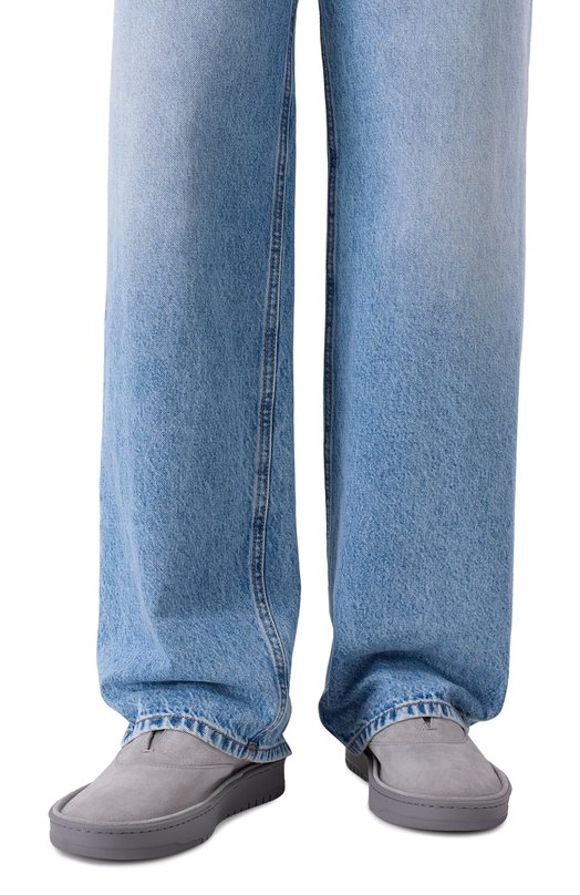 Замшевые кеды Giorgio Armani GM002038/AF24776 Серый  GM002038/AF24776 Фото 3